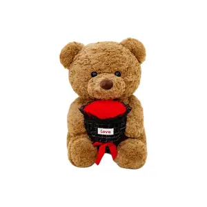 Очаровательные плюшевые мишки Rose Bear высотой 30 см LOGISTAR, розовый