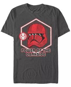 Мужская футболка с коротким рукавом Star Wars Rise Of Skywalker Red Trooper Power Of The Dark Side Fifth Sun, серый