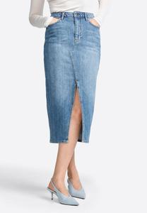 Юбка Rich & Royal Denim skirt, Denim Blue/Blue Denim