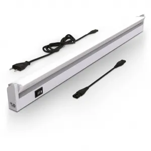 Светильник LED-панель нейтрального белого света, под шкаф, вращающийся, для кухни, серебристый, 8 Вт B.K.Licht, серебристый