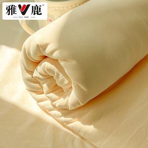 Yalu Простыня на резинке 150 см (200х230 см), хлопок, цвет Milk custard, дышащая