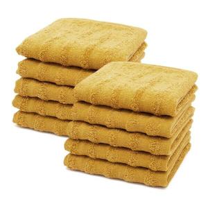 Гостевое полотенце Zollner 00000474 10 шт, 30x1x50 см цвет senfgelb