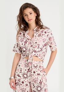 Блузка на пуговицах MIT KURZEN ÄRMELN Cache Cache, розовый