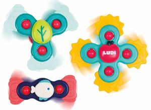 ЛЮДИ Набор игровых автоматов. 3 спиннера с присосками. Ludi