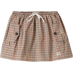 Клетчатая мини-юбка MIU MIU, мультиколор