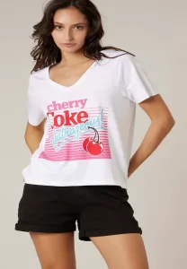 Оригинальная футболка с принтом из восьмидесятых Deeluxe, Weiß