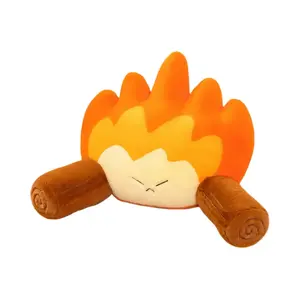 Плюшевая кукла Little Flame Home Dolls высотой 48 см HOUDASHI, оранжевый