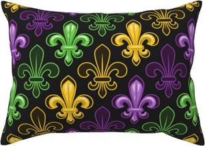 Pevtufa Подушки Mardi Gras Print с наволочками и застежкой-конвертом Mardi Gras1