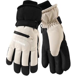 WARRIOR Длинные плюшевые спортивные перчатки унисекс, Khaki