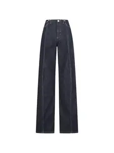 Джинсы с отделочным швом Sportmax, синий