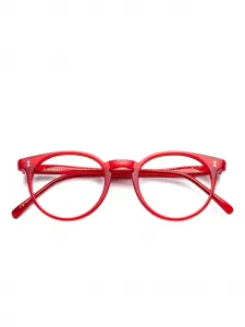 Очки в круглой оправе Kador, красный