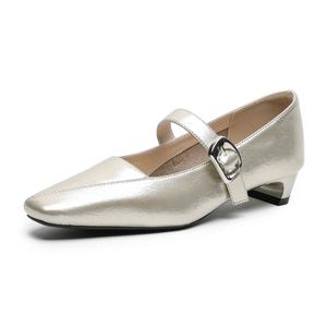 HUANAI Мэри Джейн туфли женские черные/золото шампань - золото шампань, цвет Champagne Gold