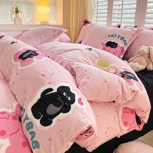 Disney Одеяло 150×200 см, вес 1,5 кг, съемный пододеяльник, цвет Love You Cat