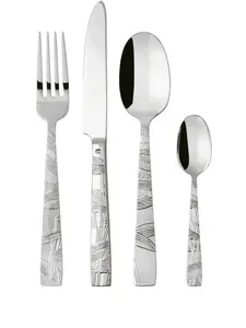 Набор Jungle из 24 столовых приборов Sambonet, серебристый