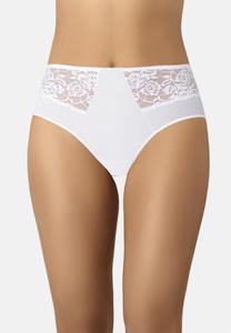 Трусы Teyli Hohe Taille Baumwoll mit floraler Spitze Carmen, белый