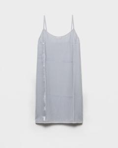 Бархатное платье-комбинация Prada, астро