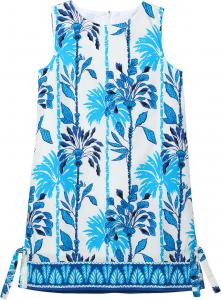 Платье Lilly Pulitzer Kids Little Lilly Classic Shift, цвет Coconut Swayin In The Breeze Engineered