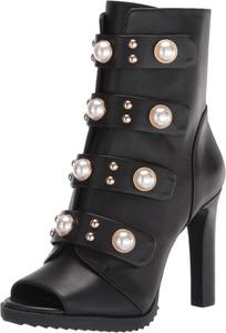 Женские ботильоны KARL LAGERFELD Brayden с открытым носком, Schwarz