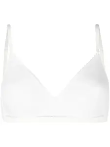 Бюстгальтер с треугольными чашками ERES, белый
