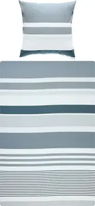 Постельное белье антрацит 1x 135x200 см + 1x 80x80 см REDBEST