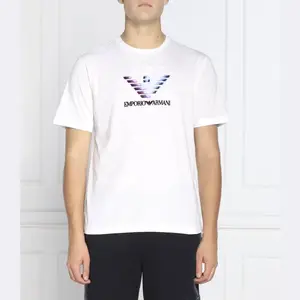 Футболка стандартного кроя Emporio Armani, белый