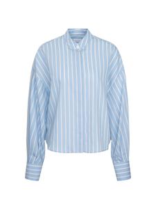 Блуза SEIDENSTICKER Schwarze Rose, небесно-голубой