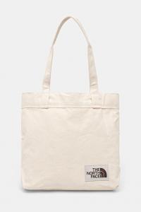 Хлопковая сумка The North Face, бежевый