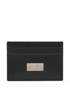 Картхолдер с металлическим логотипом Mm6 Maison Margiela, черный