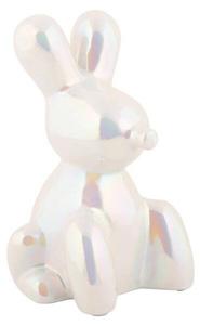 Декоративное украшение Present Time Balloon Bunny, 9x10x9 см, белый