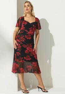 Платье Yours Clothing MIDI, Red