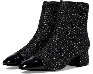 Ботинки женские Steve Madden Eiffel блестящие на каблуке, черный