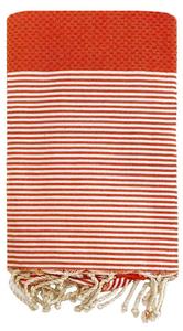 Полотенце для хаммама Le Comptoir de la Plage Mikanda, оранжевый - ширина: 200 см