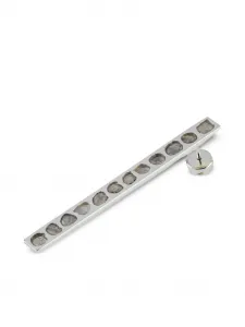 Серьга Plate с бриллиантами Parts Of Four, серый