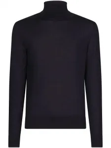 Джемпер из смесового кашемира с высоким воротником DOLCE & GABBANA, черный