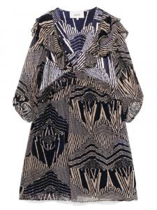 Мини-платье из акации Ba&Sh, синий