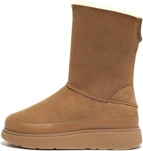 Женские сапоги FitFlop Gen-ff Short с двухсторонней овчиной, Desert Tan