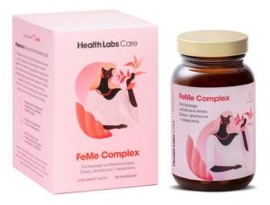 Health Labs Care, Комплекс Feme Feme для лучшего усвоения железа, 60 капсул