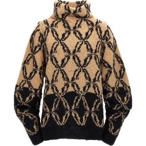 Высокий воротник вязаный джемпер DRIES VAN NOTEN, разноцветный