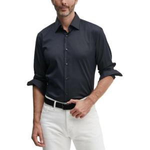 Рубашка Boss Performance Stretch Twill Slim Fit HUGO BOSS, черный