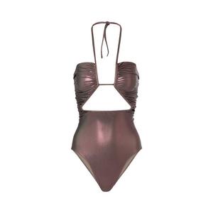 Купальник Rick Owens Prong Bathing Suit 'Metallic Mahogany'