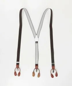Узкие подтяжки United Arrows, цвет Dk Brown