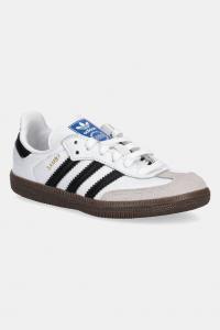 Кожаные кроссовки Samba OG Adidas Originals, белый