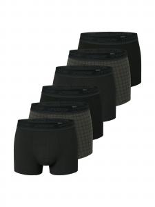 Uncover by SCHIESSER Боксеры 'Cotton Series' в цвете Anthracite, Black