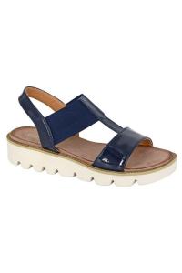 Сандалии Aladina на танкетке Cipriata, темно-синий