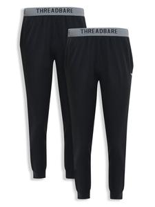 Тканевые брюки Threadbare, черный