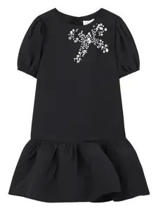 Декорированное платье мини Marc Jacobs Kids, черный