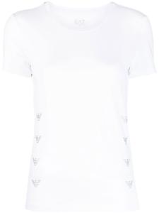 Ea7 Emporio Armani однотонная футболка, белый