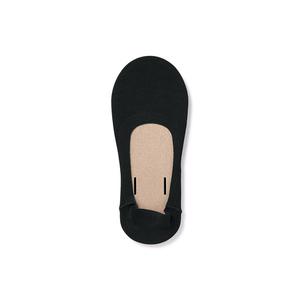 Хлопковые невидимые носки-лодочки Muji унисекс, черный