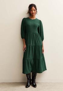Платье New Look CRINKLE TIERED MIDI, Dark Green