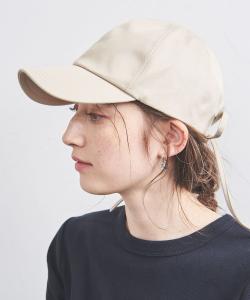 Хлопковая ленточная шапка с УФ-защитой United Arrows, цвет Beige